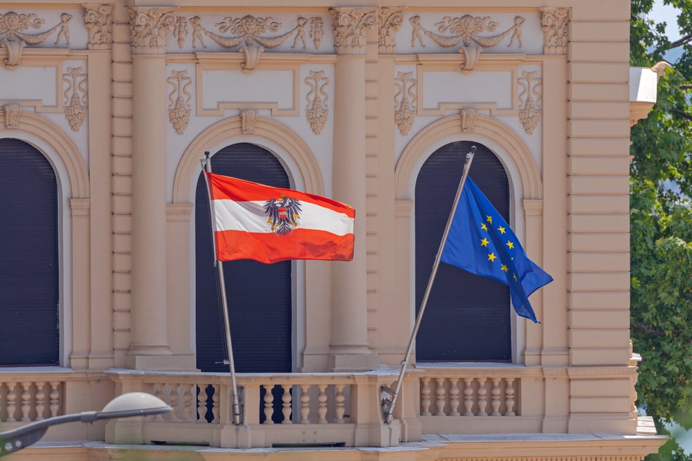 Austria Embassy Flag